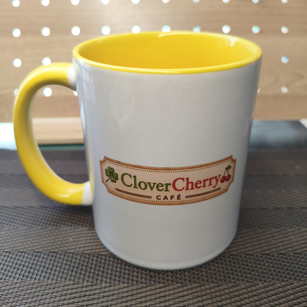 カフェCloverCherry マグカップ・黄(Illustrator:けい~~る)