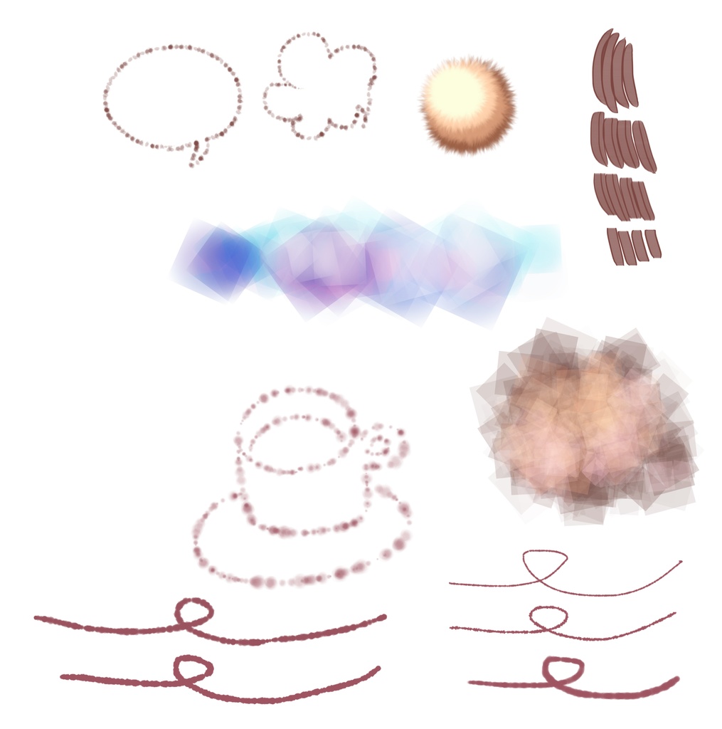 Sketchbook用14種類のブラシ nabuKO_sk_brush