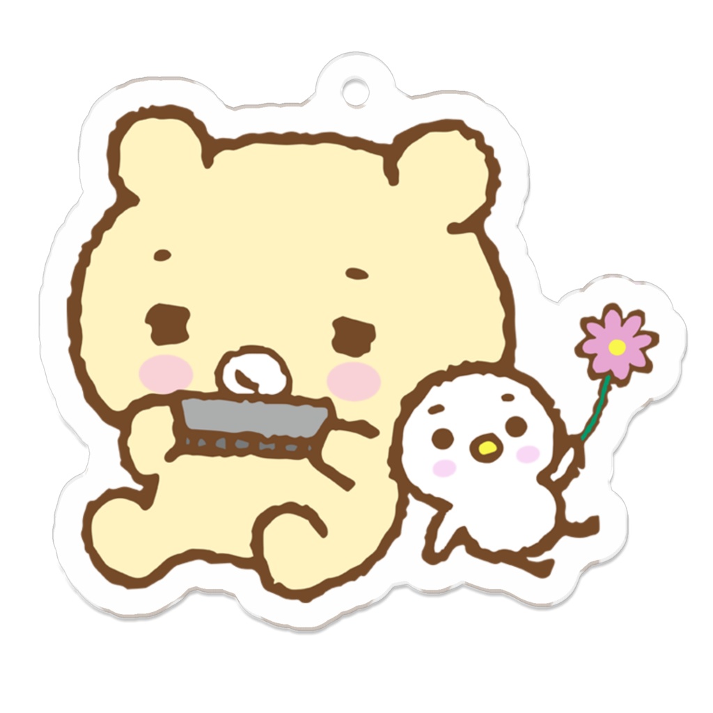 アレン&とりふく アクリルキーホルダー