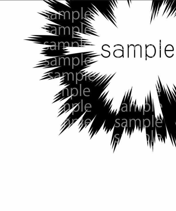 Photoshop用フラッシュブラシ、ウニフラブラシ「フラッシュ nabuKO」