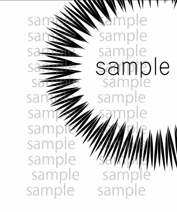 Photoshop用フラッシュブラシ、ウニフラブラシ「フラッシュ nabuKO」