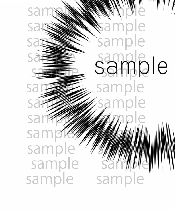 Photoshop用フラッシュブラシ、ウニフラブラシ「フラッシュ nabuKO」