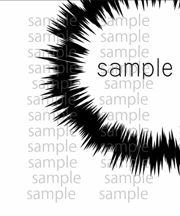 Photoshop用フラッシュブラシ、ウニフラブラシ「フラッシュ nabuKO」