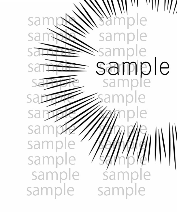 Photoshop用フラッシュブラシ、ウニフラブラシ「フラッシュ nabuKO」