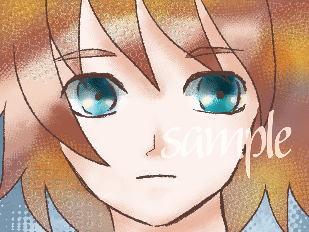 ぼかしドットブラシ8種|Photoshop用 水彩風なじみ質感