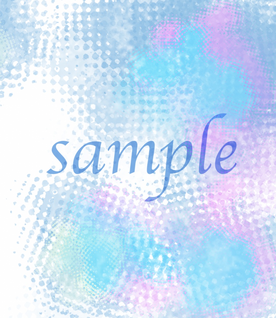 Photoshop用ブラシ ぼかしドット