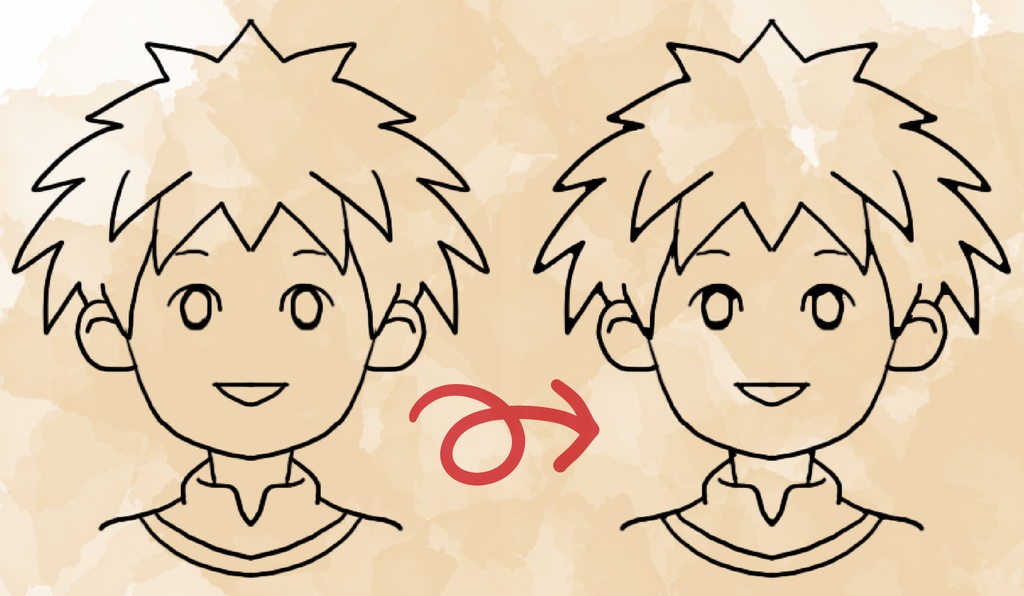 Photoshop用　線画を液だまり風にするアクション