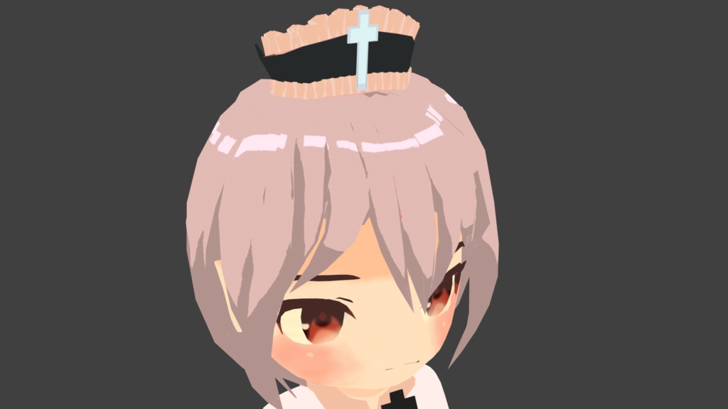 フリルのナースキャップ