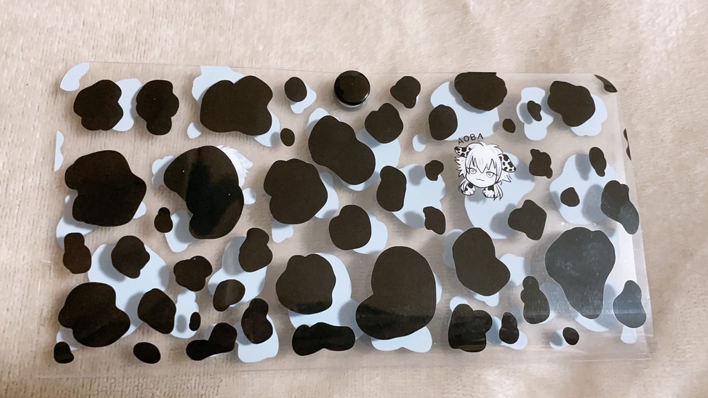 ノイ蒼ダルメシアン柄マスクケース