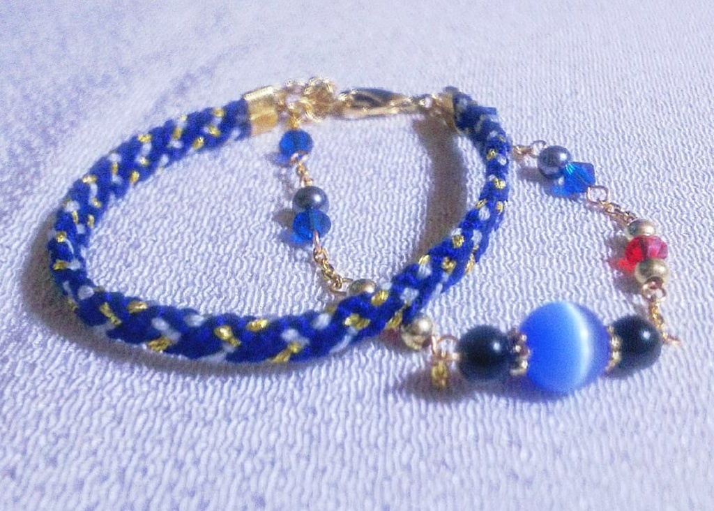 2連組紐ブレスレット