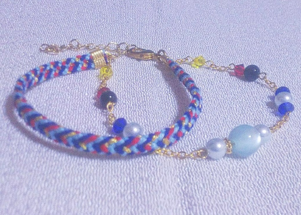 2連組紐ブレスレット