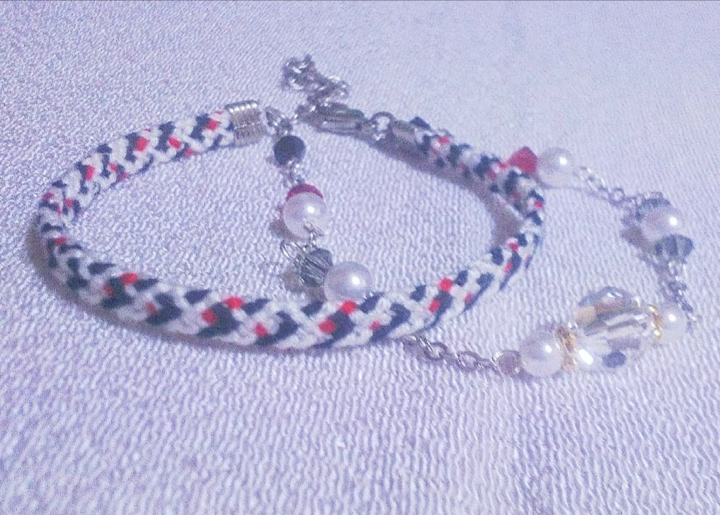 2連組紐ブレスレット