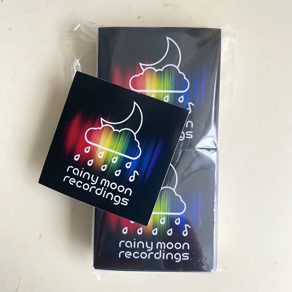 Rainy Moon Recordings レインボーステッカー(2枚セット)