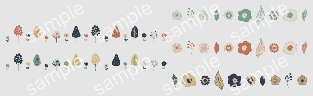 北欧風素材set 全27点