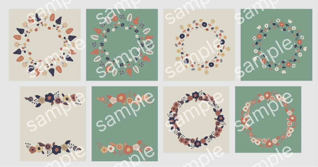 北欧風素材set 全27点