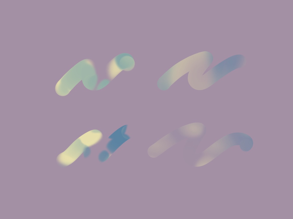 【無料】メッシュグラデーションブラシ(procreate用)