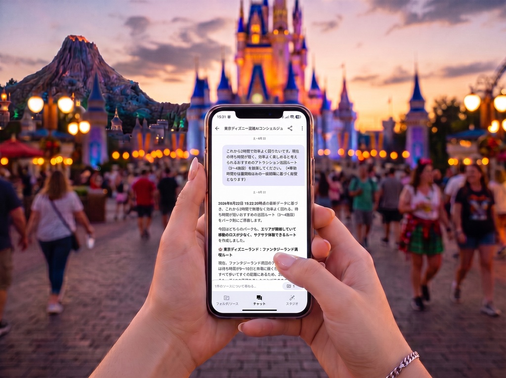 【約5分で簡単設定】東京ディズニー専属AIコンシェルジュ構築キット