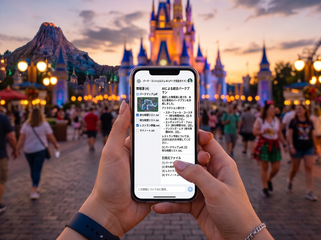 【約5分で簡単設定】東京ディズニー専属AIコンシェルジュ構築キット