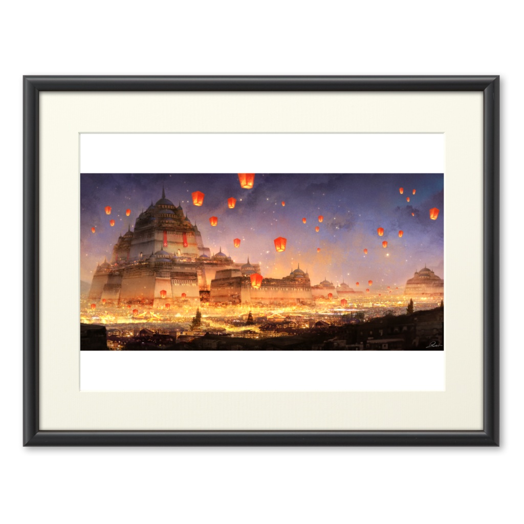 【複製原画】幻想の千年京