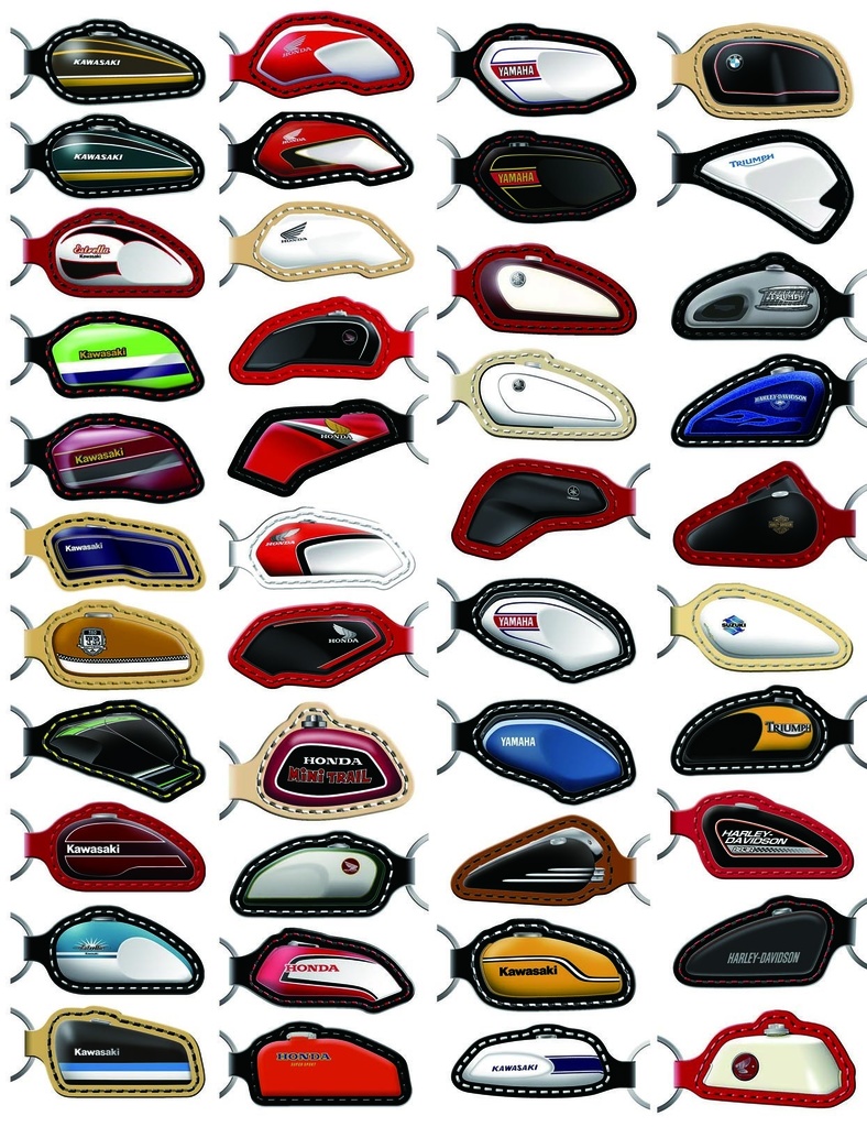 バイクタンク型キーホルダー オリジナルオーダーの一点物