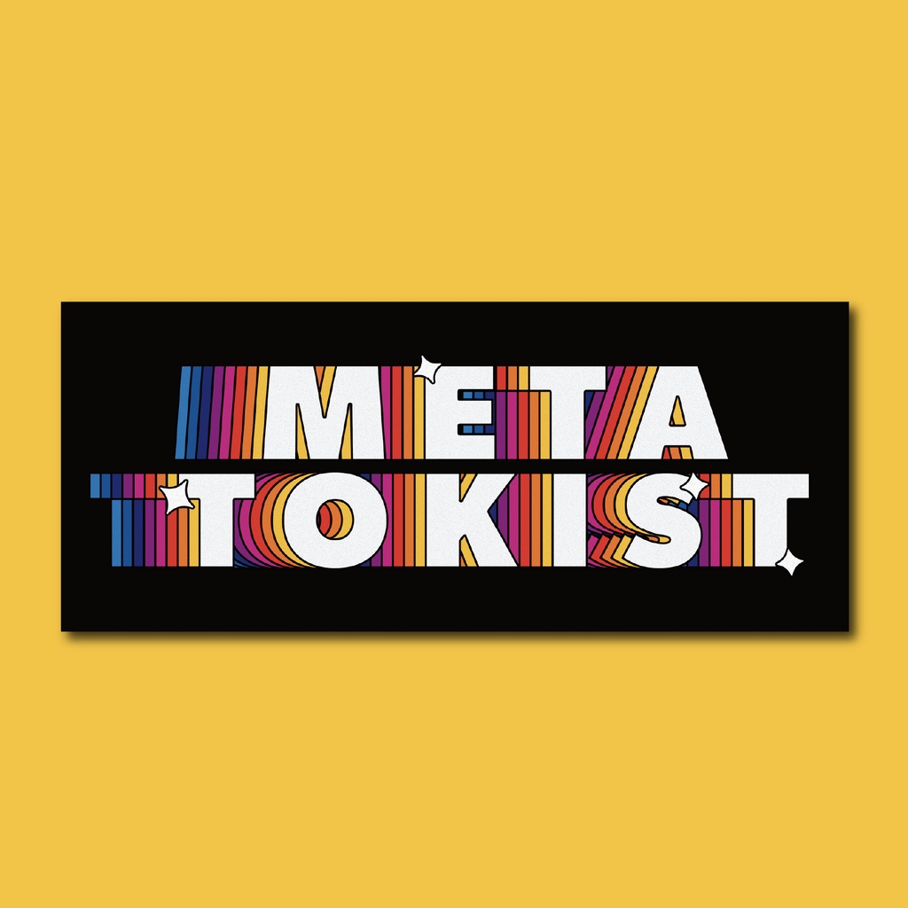 METATOKISTステッカー
