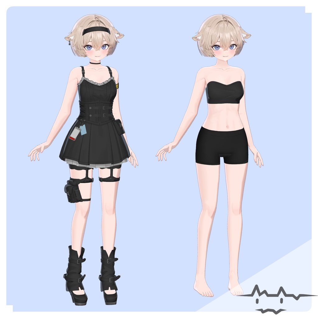 Misha 【オリジナル3Dアバター】VRC/VRM/Warudo