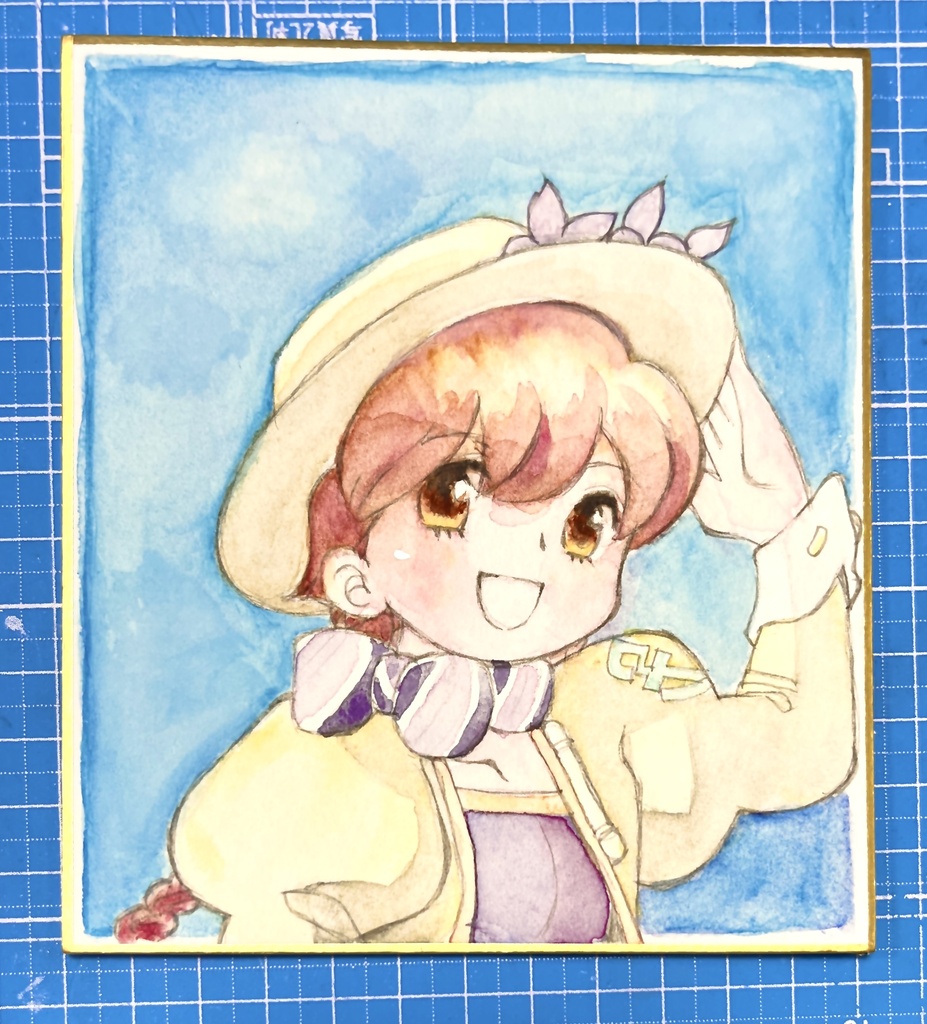 ミニ色紙ヤチヨさん