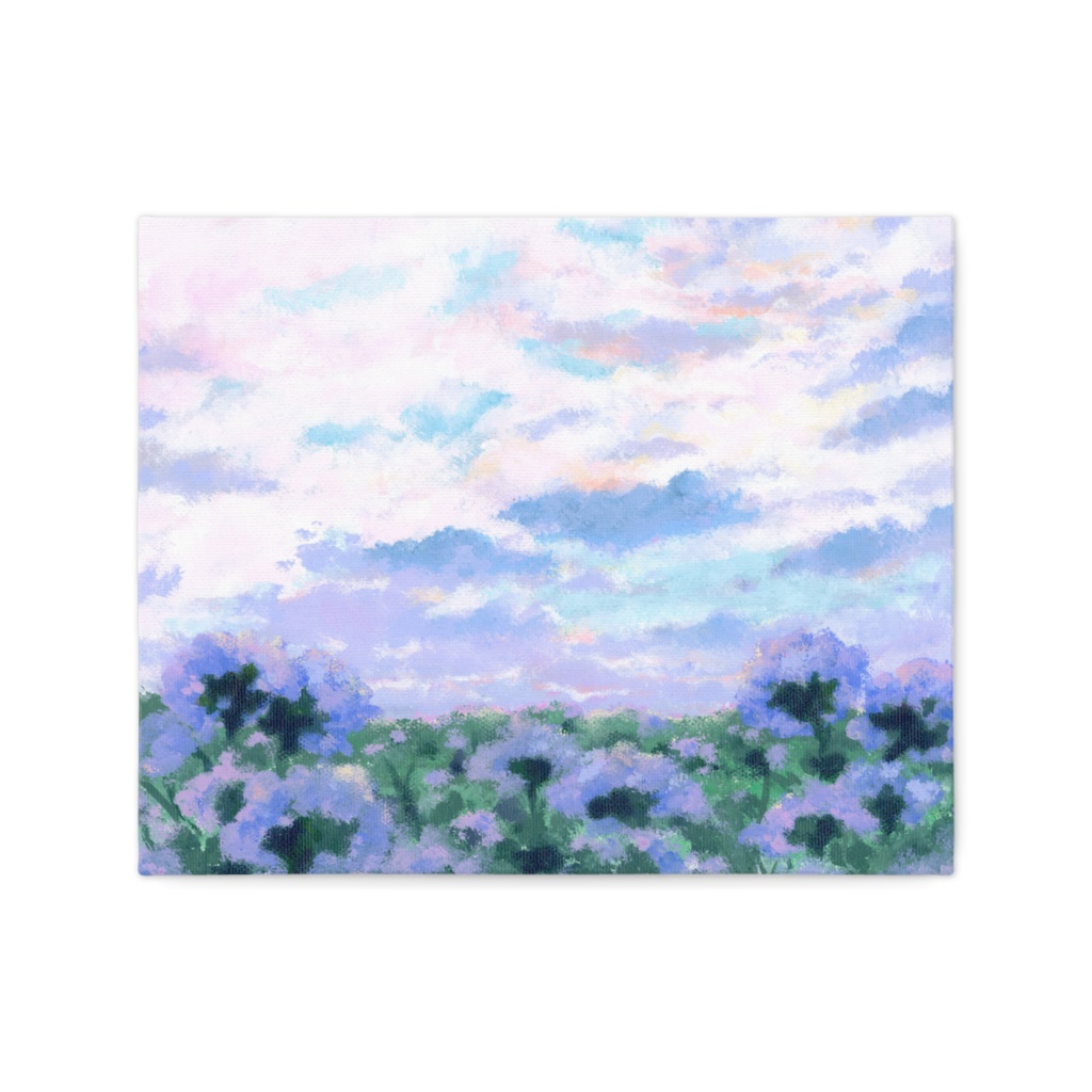 夜明けと野の花