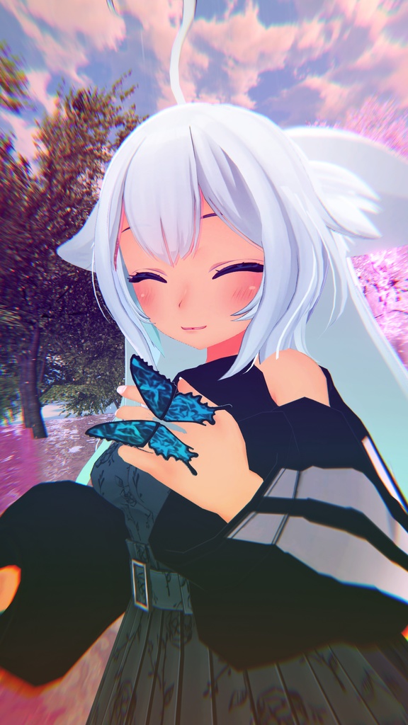 VRC上で動く！butterfly ring