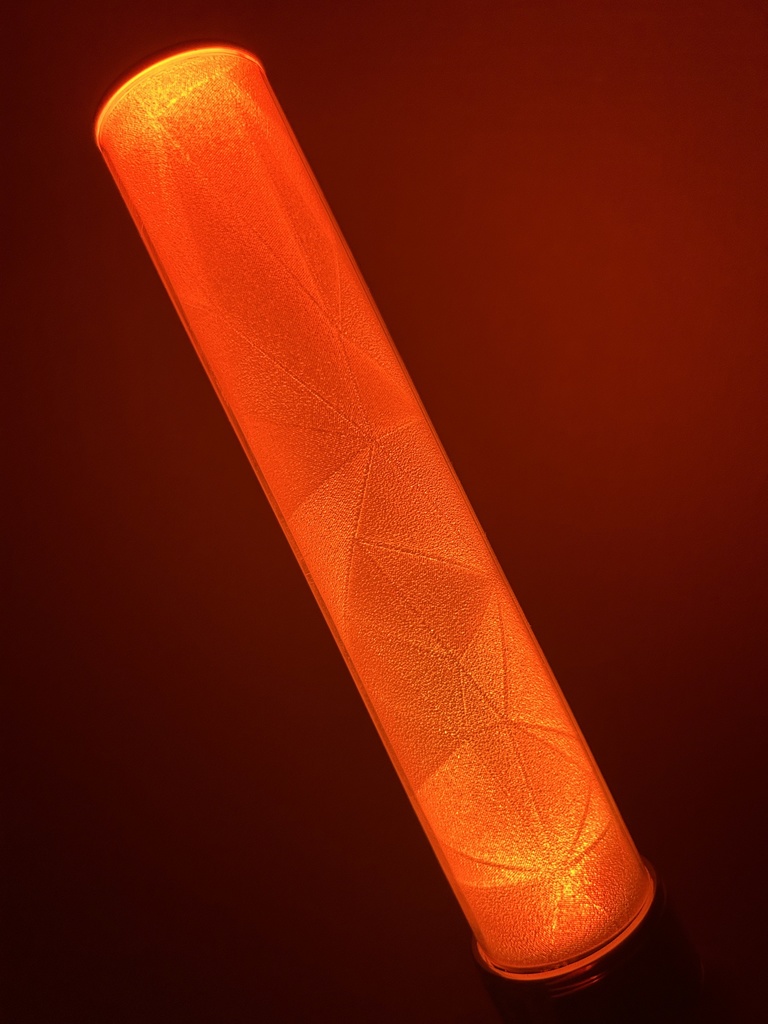 〈ステンドグラス柄〉ペンライト キラキラフィルム 2本分セット