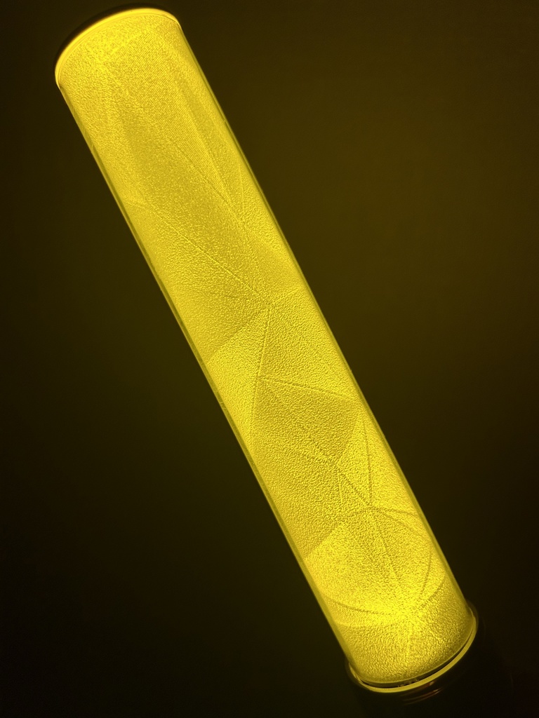 〈ステンドグラス柄〉ペンライト キラキラフィルム 2本分セット