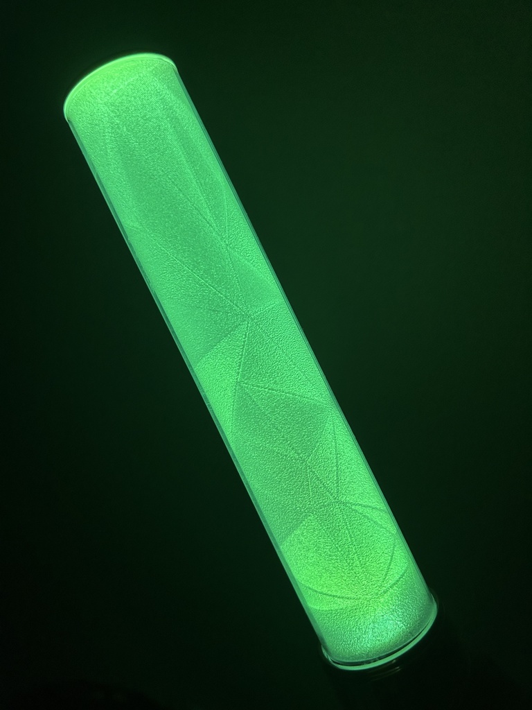 〈ステンドグラス柄〉ペンライト キラキラフィルム 2本分セット