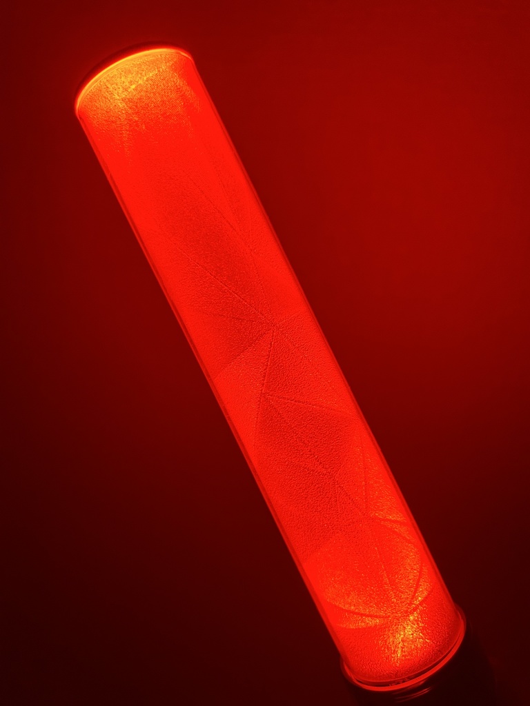 〈ステンドグラス柄〉ペンライト キラキラフィルム 2本分セット