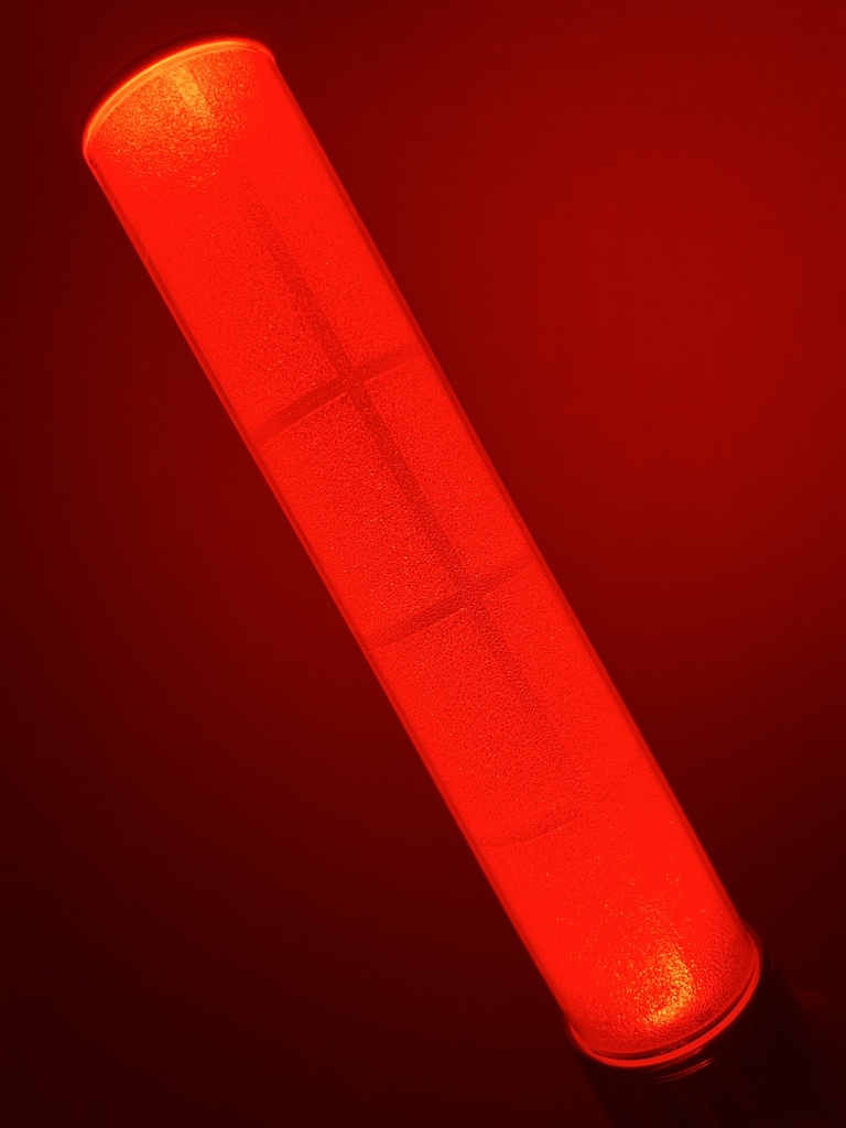 〈スクエア柄〉ペンライト キラキラフィルム 2本分セット