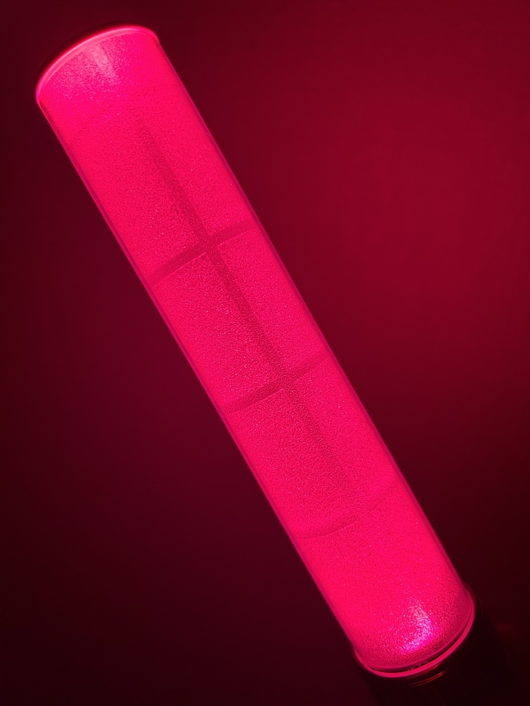 〈スクエア柄〉ペンライト キラキラフィルム 2本分セット