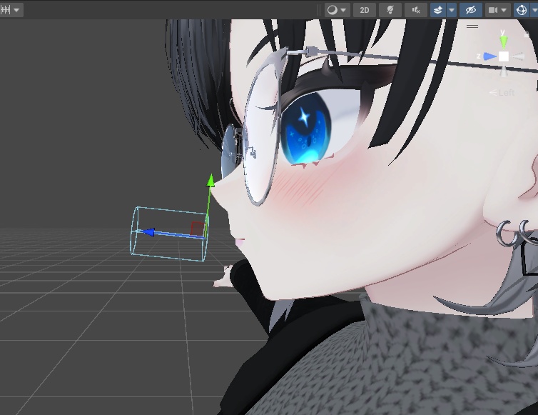 白い吐息パーティクル