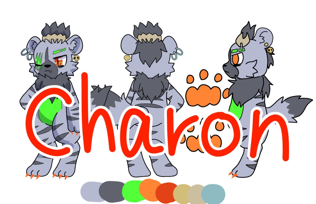 ケモノ ハイエナ キャラデザ キャラデザ販売 キャラクターデザイン 販売