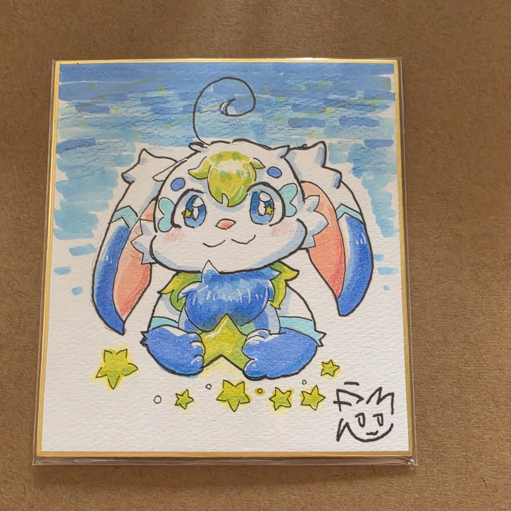 ミーティア イラスト 色紙 原画 一点物