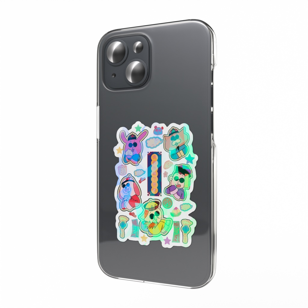 ホログラチャイナステッカー