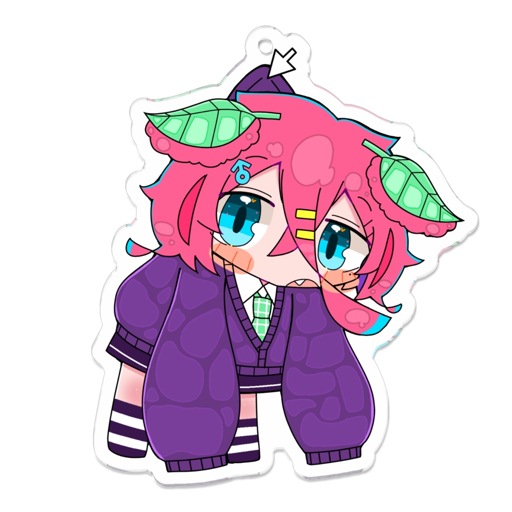 「つかまっちゃったねぇ」～アクリルキーホルダー～