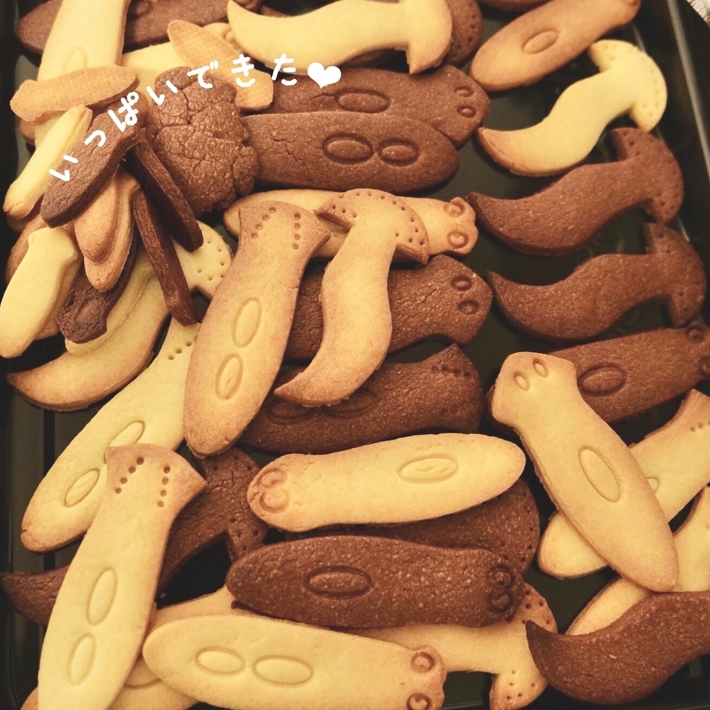 【クッキーを作ろう!!】プラナリアたちのクッキー型