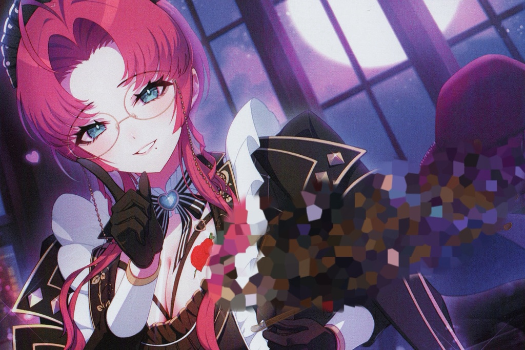 サイン付きポストカード/不二咲叶女