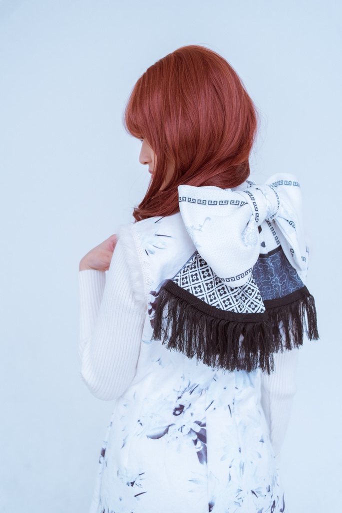 陰陽・四神獣 太古の守り マフラー Scarf of the 4 Mythological Creatures