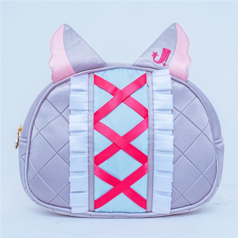 アニマルポーチ(うさ耳/リス耳/おおかみ)Cosmetic Pouch(Bunny/Squirrel/Little Grey Wolf )