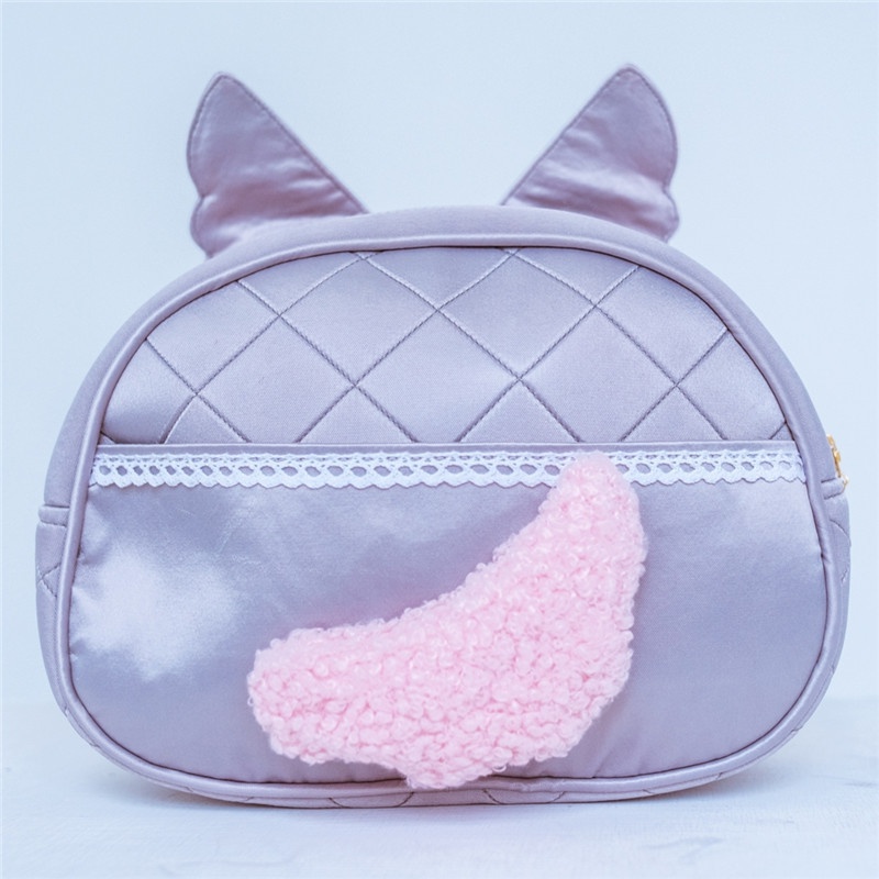 アニマルポーチ(うさ耳/リス耳/おおかみ)Cosmetic Pouch(Bunny/Squirrel/Little Grey Wolf )