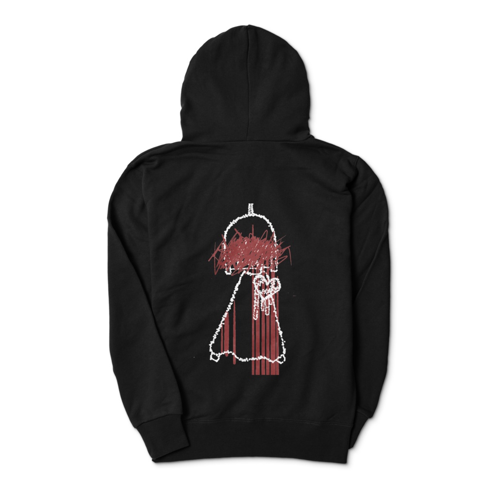 赤めなてるてる坊主パーカー