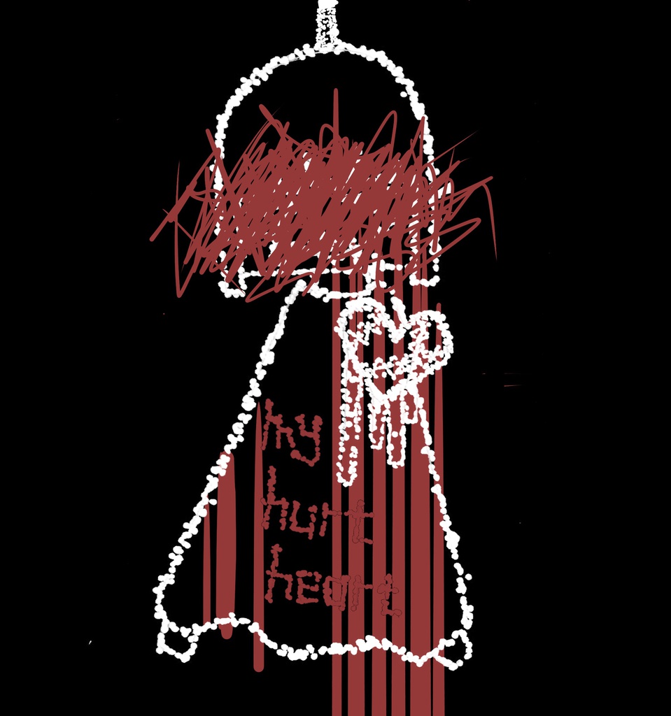 赤めなてるてる坊主ジップパーカー