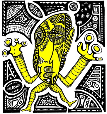 A work that visualizes AI that cannot be fully trusted