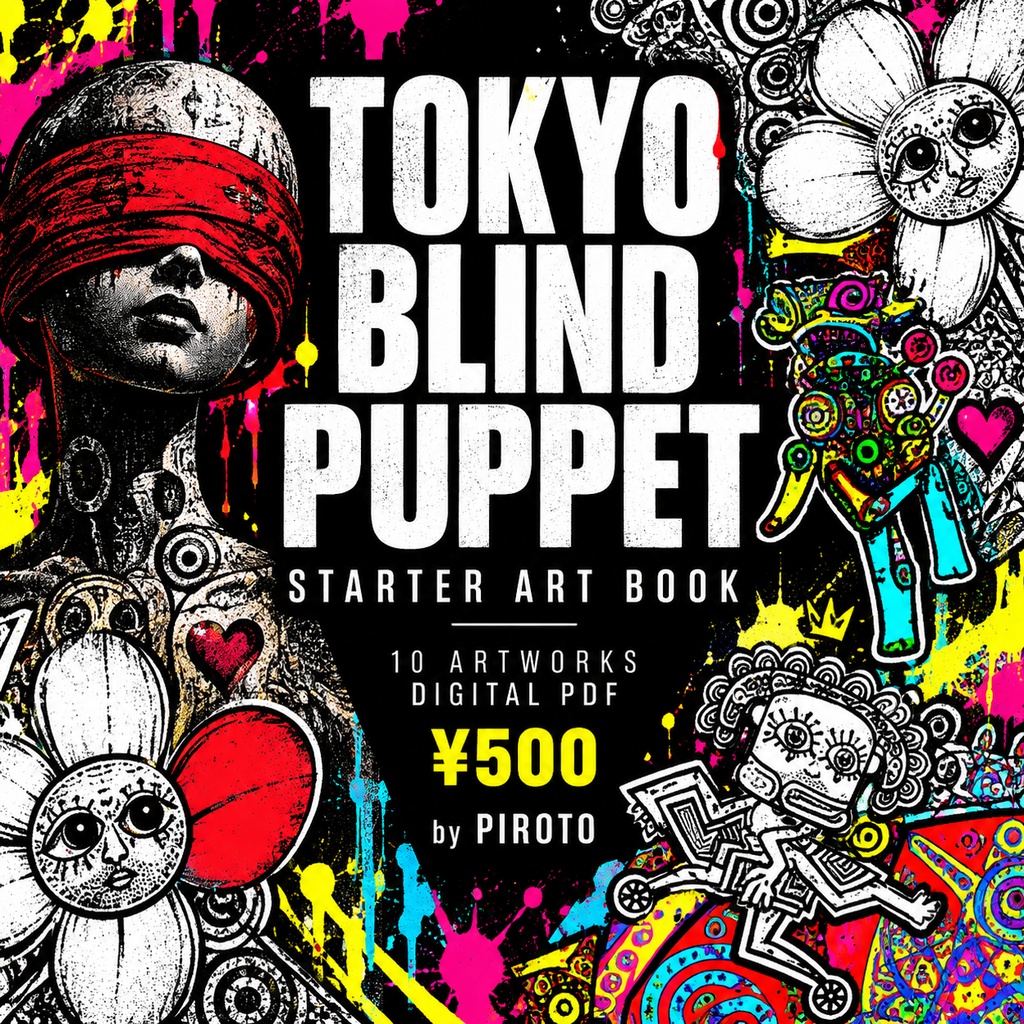 TOKYO BLIND PUPPET｜STARTER ART BOOK｜厳選10作品・デジタルPDF