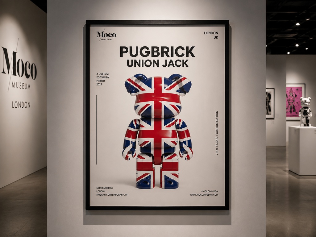 PUGBRICK® UK(イギリス) Edition|Union Jackedition#001 Digital Art Print【5000×3333px / PNG】